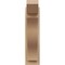 Ekena Millwork 6-in W x 16-in D x 24-in H Funston Slat Rough Cedar Woodgrain TimberThane Outlooker, Primed Tan OUTUR060X16X24FST24RCPR - alternate 4